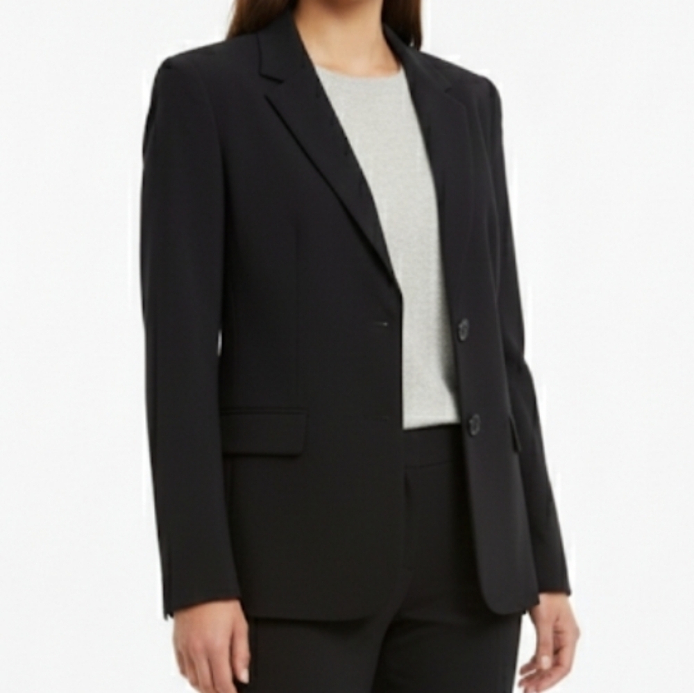 Judith Hart black two button blazer size 10 classic